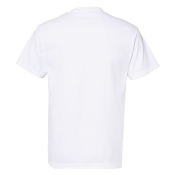 🆕 ALSTYLE ADULT ULTRA COTTON ROUND-NECK SHORT SLEEVE T-SHIRT - WHITE - LARGE - Picture 2 of 2